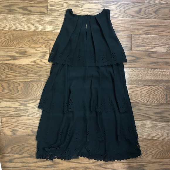Jessica Simpson Black Ruffle Back Dress - Picture 1 of 6